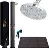 CCLIFE Gartendusche Solardusche 35/40/60L mit Kunststoffboden und Handbrause- pool garten Bild 2