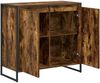 vidaXL Seitenschrank Raucharbe 79 x 36 x 75 cm Holzwerkstoff 886602 Bild 5