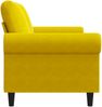 vidaXL 2-Sitzer-Sofa Gelb 140 cm Samt 359535 Bild 5