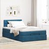 vidaXL Ottoman-Bett mit Matratze Dunkelblau 120x190 cm Samt 3311835 Bild 3