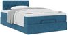 vidaXL Ottoman-Bett mit Matratze Dunkelblau 120x190 cm Samt 3311835 Bild 5
