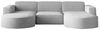 Kaiser Möbel Ecksofa Sofa U form, Couch U form MODENA U STUDIO stoff Neve, Poso, Quelle Bild 4