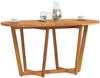 vidaXL Garten-Esstisch Oval 150x90x75 cm Massivholz Akazie 4108136 Bild 4