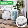 YourCasa Biomülleimer YourCasa® Biomülleimer Küche klein 4L nachhaltig mit Akivkohlefilter, Fassungsvermögen 4L, nachhaltige Materialien Bild 4
