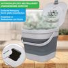 YourCasa Biomülleimer YourCasa® Biomülleimer Küche klein 4L nachhaltig mit Akivkohlefilter, Fassungsvermögen 4L, nachhaltige Materialien Bild 3