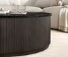 Couchtisch Fiorano 90x90 cm Marmor Schwarz Silber Metall Black Antique Bild 3