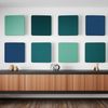 Rheinland Möbel FocusWall WAQ1010 – Quadratischer Akustik-Wandabsorber 100×100 cm in Stofffarbe Scuba inkl. Montage-Set - Made in Germany - Klasse A, Stoffbezug, schwer entflammbar Bild 4