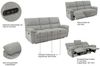 Home affaire 3-Sitzer LANNOY, manuelle o. elelektrische Relaxfunktion in 2 Sitzen, USB A/C, Liegefunktion (105°-150), Reclinersofa, Webstoff, Federkern Bild 3