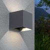 LED Wandleuchte, Up & Down, Lichtkegel einstellbar, L 10 cm Bild 5