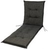 sunnypillow Liegenauflage Polsterauflagen für Gartenliege 190 x 60 x 9cm, 1 Stück Anthrazit UV-Lichtecht Bild 2