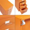 Rollcontainer Kökar mit 5 Schubladen 69x28x41 cm Orange [en. casa] Bild 5