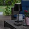 LED Tischleuchte, Akku, Touchfunktion, dimmbar, H 26 cm Bild 5