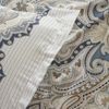 Karaca Bettwäsche Karaca Lemy Bettwäsche-Set aus 100 % Baumwoll-Satin, Doppelbett, Blau Bild 4