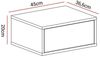 Lookway Nachttisch BLANCO zum Aufhängen, Breite 45 cm Bild 3