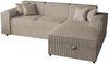 Ecksofa Santos L Cord (Farbe: Poso 02, Seite: Rechts) Bild 2