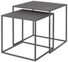 Blomus FERA Set 2 Beistelltische, Beistelltisch, Nebentisch, Stahl pulverbeschichtet, steel gray, 65985 Bild 2