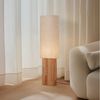 Lindby Stehlampe Kimiko, Holz IP20, 1 x 15 W LED Bild 2