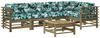 vidaXL 6-tlg. Garten-Lounge-Set mit Kissen Imprägniertes Kiefernholz 3186010 Bild 2