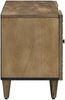 vidaXL TV-Schränk mit Tür Braun 105 x 33,5 x 46 cm Massivholz Mango 4018346 Bild 4