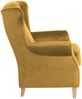 Ohrensessel Karlen Bezug Samtvelours Buche natur / mais 22040 Bild 3