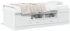 vidaXL Tagesbett mit Schubladen ohne Matratze Weiß 90x200 cm 3280244 Bild 2