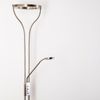 hofstein Deckenfluter »Giralba« dimmbare Stehleuchte aus Metall in Nickel-matt, 3000 Kelvin, m. verstellbarem Lesearm, 2070 Lumen Bild 5