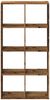 vidaXL Raumteiler-Bücherregal Altholz-Optik 69,5x29x137,5 cm 858028 Bild 5