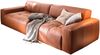 KAWOLA Big Sofa PALACE 3-Sitzer mit Sitztiefenverstellung Leder brandy 74 x 120 x 298 cm Bild 3