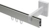 Innenlauf-Gardinenstangen-Set Smartline Conex 300 cm (geteilt in 3 x 100 cm), 1-läufig, 14x35 mm Edelstahl-Optik Bild 3