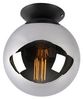 Qazqa Deckenleuchte Pallon, ohne Leuchtmittel, E27, Silber, Art Deco, Glas, 1-flammig Bild 4