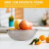 Homikit Edelstahl Küchensieb Nudelsieb Ø 28cm mit Bild 4