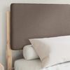 vidaXL Bettgestell mit gepolstertem Kopfteil Taupe 140 x 190 cm 877917 Bild 3