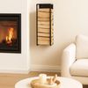 Relaxdays Kaminholzregal Wandmontage Bild 2