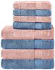 Komfortec Handtuch Set 100% Baumwolle, 4 Badetücher 70x140 und 4 Handtücher 50x100 cm, Frottee (Packung, 8-St), Badehandtuch & XXL Saunatuch, Weich, Towel, Groß Bild 2