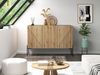 Sideboard B/H/T: 120x81x40 cm in Evoke Oak Nachbildung und schwarz Bild 5