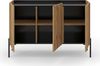 Sideboard B/H/T: 120x81x40 cm in Evoke Oak Nachbildung und schwarz Bild 3