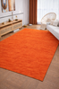 Gabbeh Teppich - Softy - Uni 350 x 250 cm - orange Bild 2