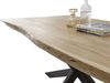 Esstisch >Jill< in Akazie/schwarz aus Massivholz/Metall - 200x76,5x100cm (BxHxT) Bild 3