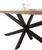 Esstisch >Jill< in Akazie/schwarz aus Massivholz/Metall - 200x76,5x100cm (BxHxT) Bild 2