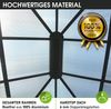 BRAST Alu Pavillon Summerdream 3x4m beige festes Dach wasserdicht + Moskitonetz Bild 4