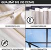 BRAST Alu Pavillon Summerdream 3x4m beige festes Dach wasserdicht + Moskitonetz Bild 5