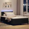 vidaXL LED Boxspringbett mit Matratze Schwarz 120 x 200 cm Samt 3342712 Bild 5