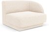 Micadoni Eckmodul Miley 1-Sitzer Rechts Chenille Eden Elfenbein Bild 2