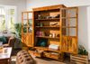 Vitrine Akazie 134x50x196 honig lackiert OXFORD #0456 Bild 4