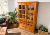 Vitrine Akazie 134x50x196 honig lackiert OXFORD #0456 Bild 2