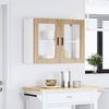 vidaXL Küchen-Hängeschrank mit Glastür Porto Artisan-Eiche 854096 Bild 4