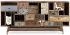 Sideboard Lavadal aus Mangoholz, klassisch, natur bunt, 160 cm, mit 11 Schubladen und 2 Türen Bild 2