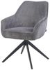 B&D home Polsterstuhl ARVIT (1 St), mit Armlehnen, Taschenfederkern-Sitz, Metallgestell 360° drehbar Bild 2
