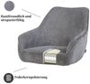 B&D home Polsterstuhl ARVIT (1 St), mit Armlehnen, Taschenfederkern-Sitz, Metallgestell 360° drehbar Bild 3