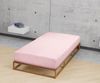 Biberna Jersey-Spannbetttuch, 100 % Baumwolle, Rose, 1x 90x190 cm - 100x200 cm Bild 2